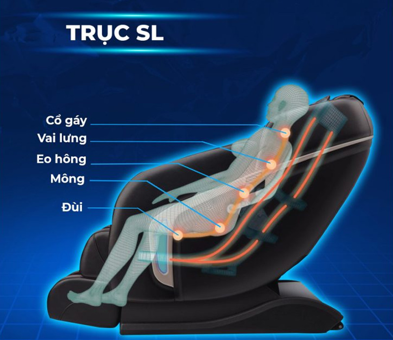 Ghế massage chữ SL