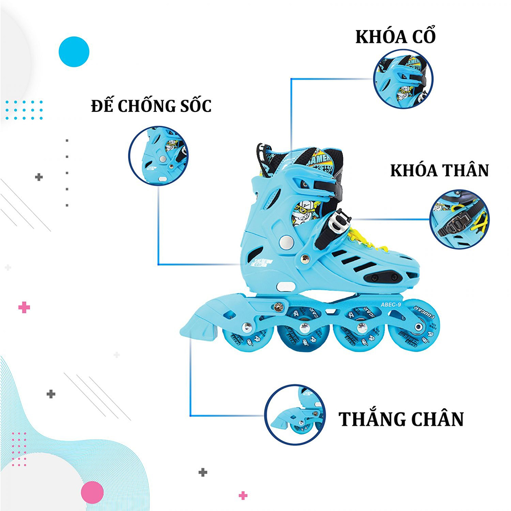 giày Patin trẻ em Cougar MZS 313 8
