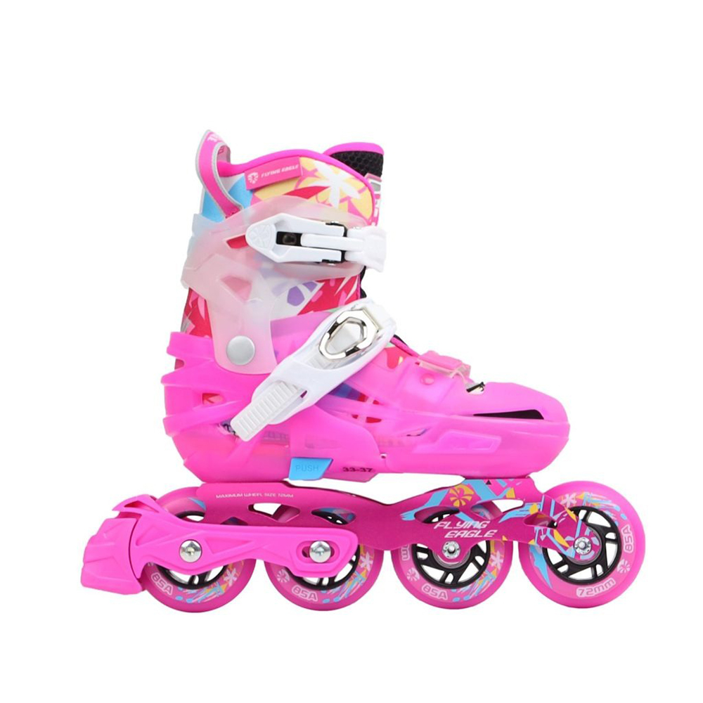 giày Patin trẻ em Flying Eagle S6C hồng