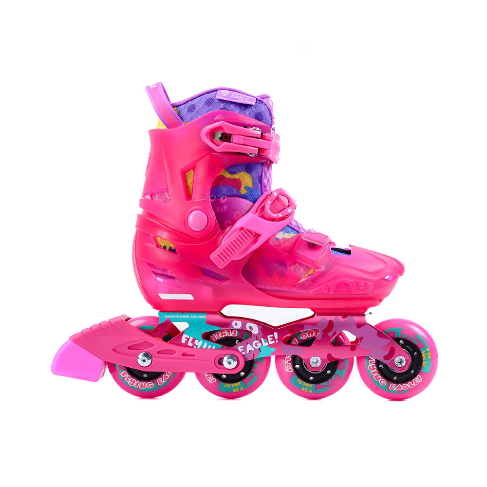 giày Patin trẻ em Flying Eagle S8 hồng