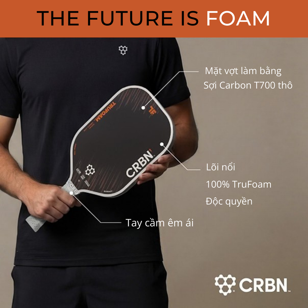 Vợt CRBN³ TruFoam Barrage (Elongated)