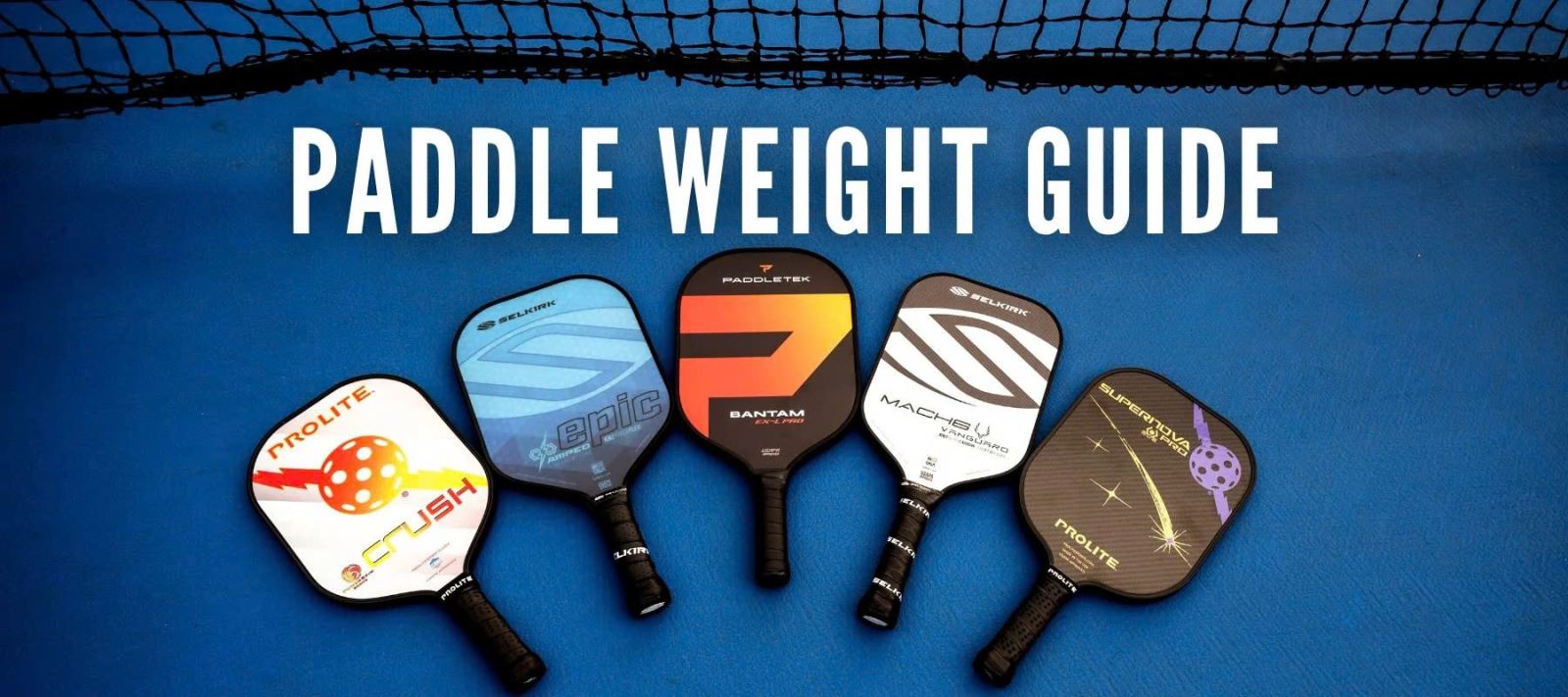 Các loại trọng lượng vợt Pickleball phổ biến