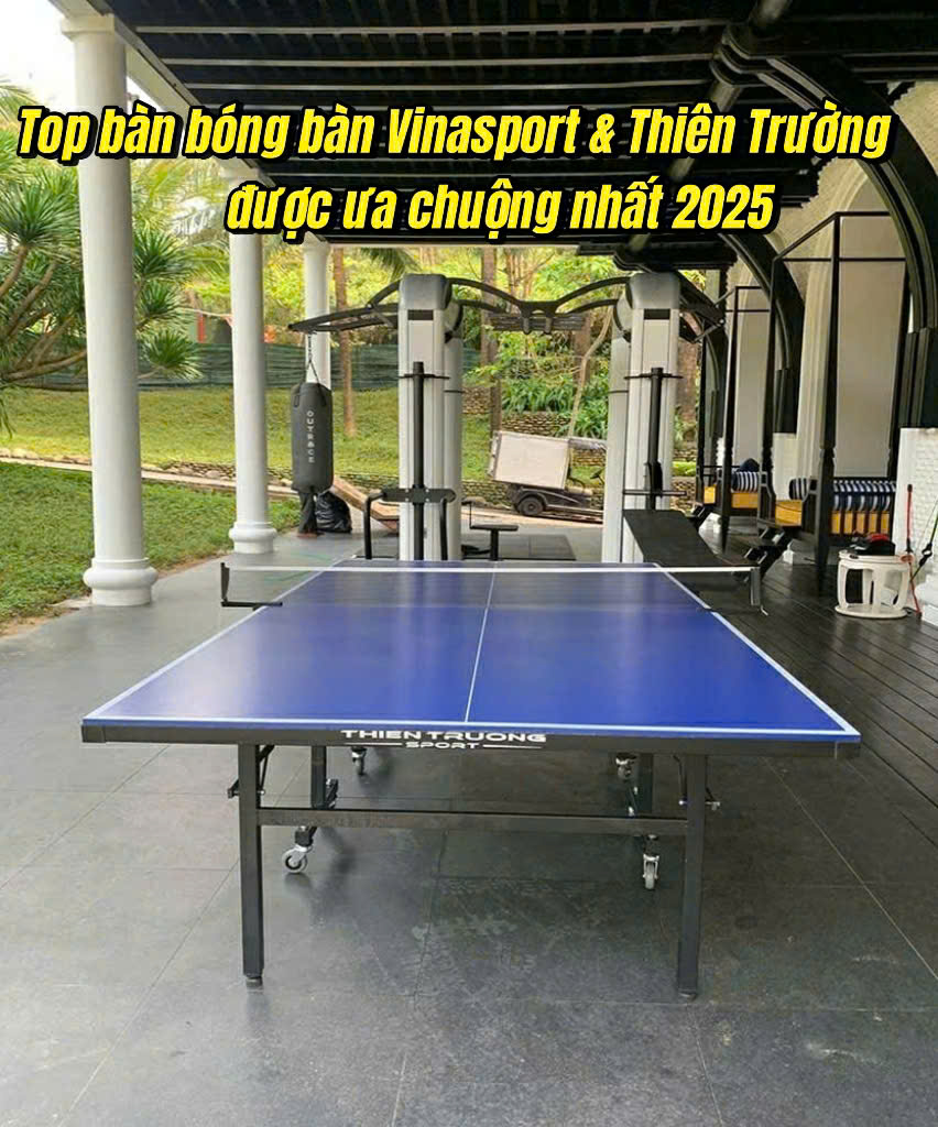 Top bàn bóng bàn Vinasport & Thiên Trường được ưa chuộng nhất 2025