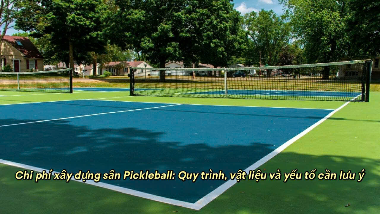 Chi phí thiết kế thi công làm sân Pickleball Hà nội giá rẻ ở đâu uy tín ???