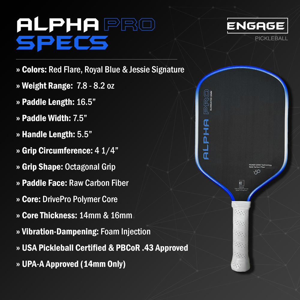 vợt Pickleball Engage Alpha Pro 3