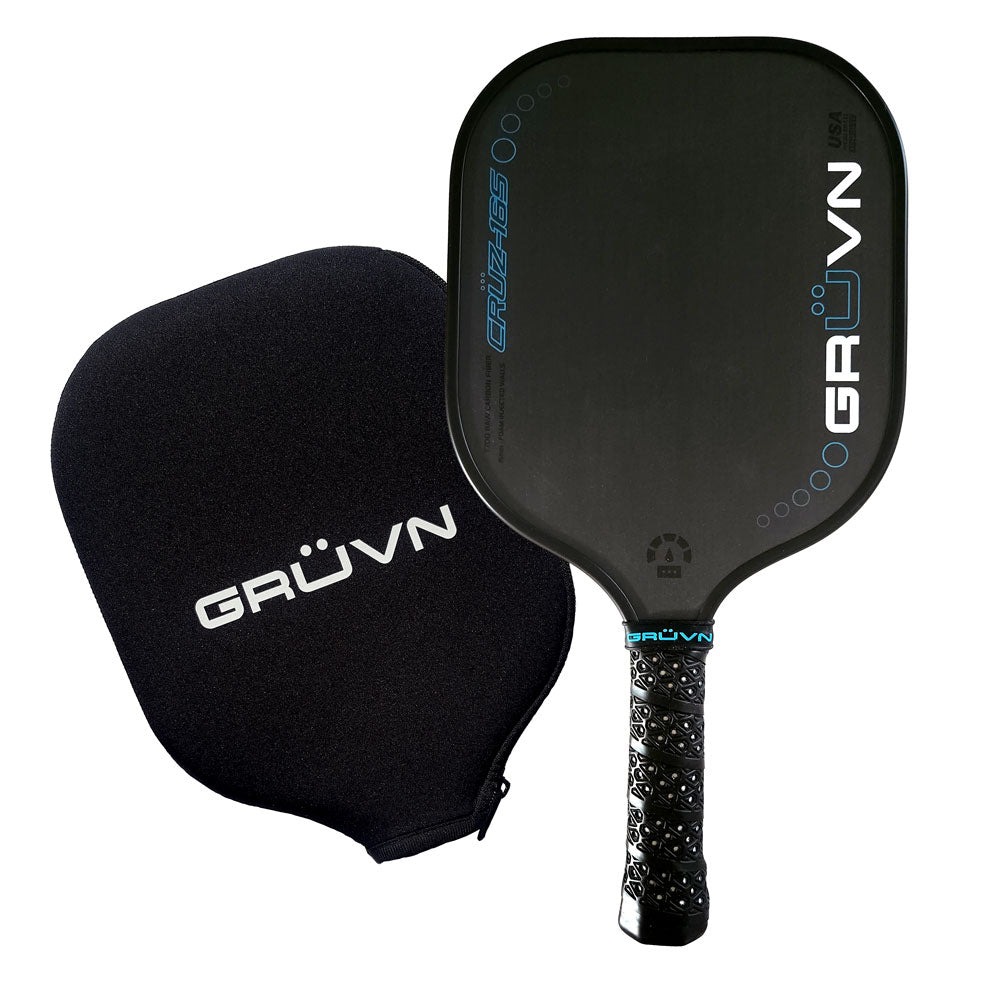 vợt Pickleball GRUVN CRUZ-16S đen xanh dương