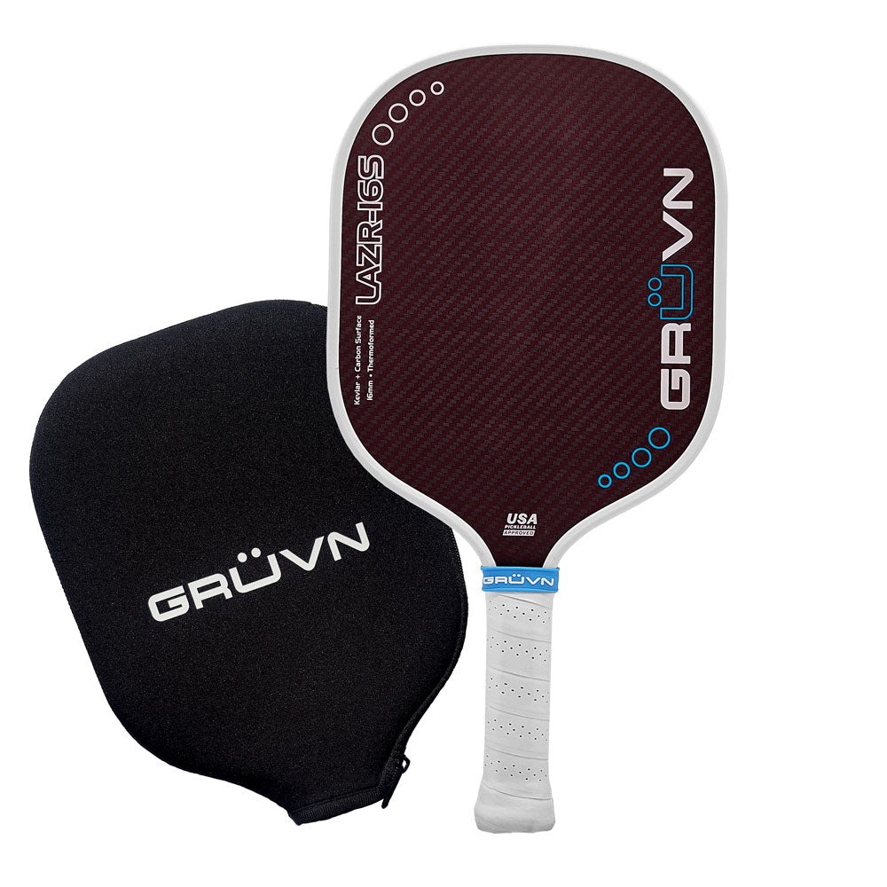 vợt Pickleball GRUVN LAZR-16S đỏ