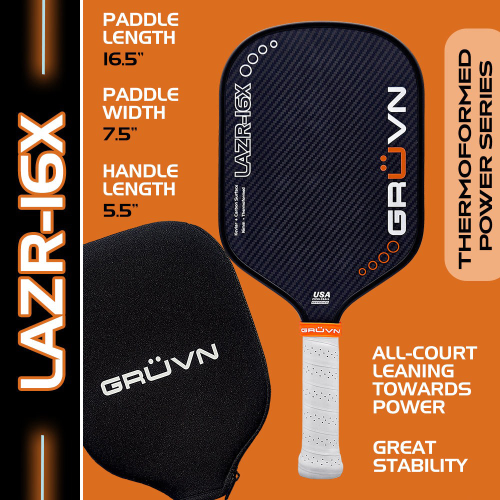 vợt Pickleball GRUVN LAZR-16X 6