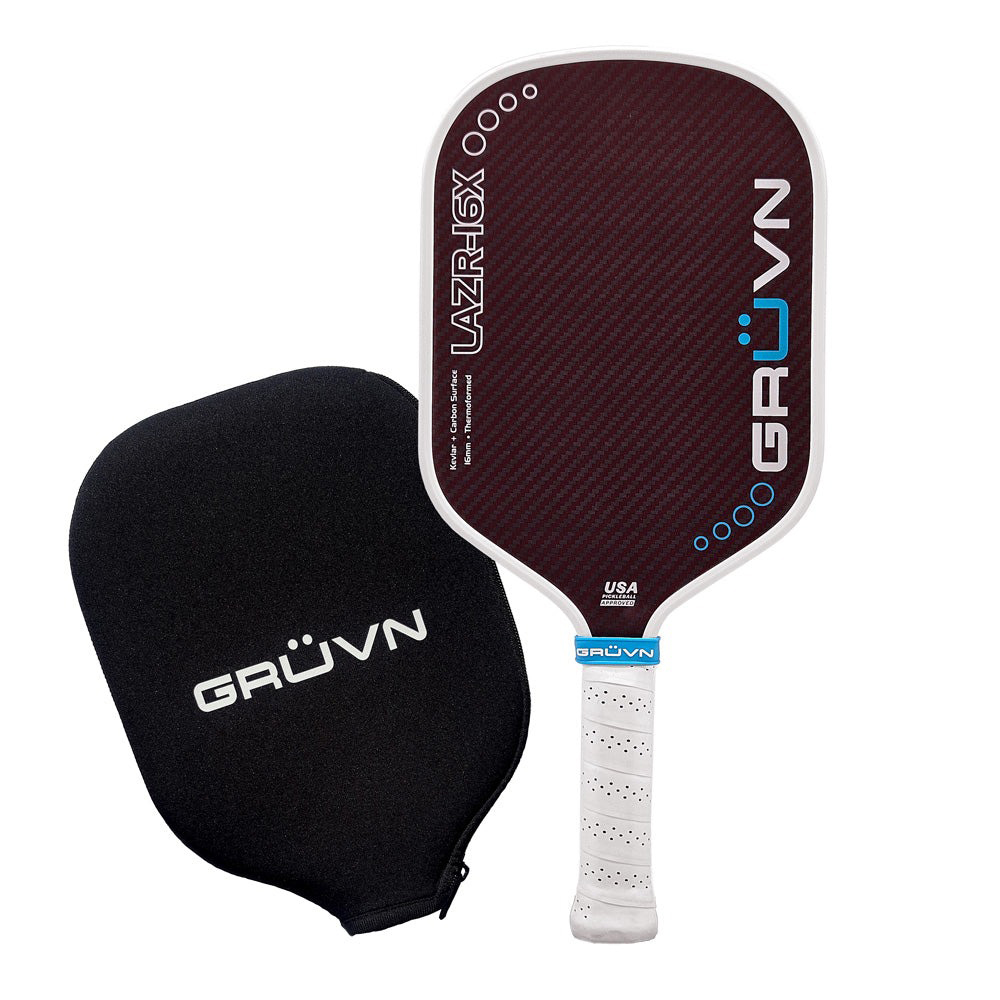 vợt Pickleball GRUVN LAZR-16X đỏ