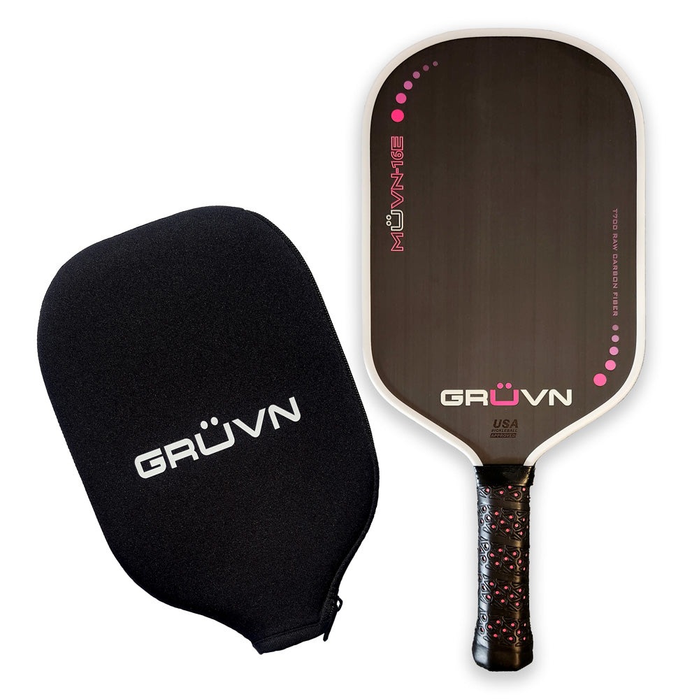 vợt Pickleball GRUVN MUVN-16E đen hồng