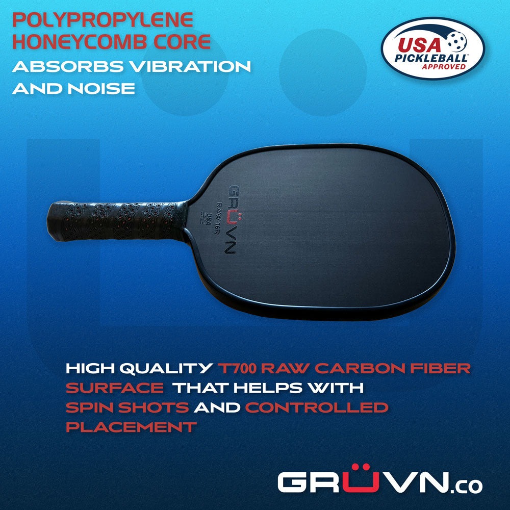 vợt Pickleball GRUVN RAW-16R 3