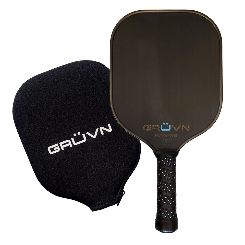 vợt Pickleball GRUVN RAW-16S đen