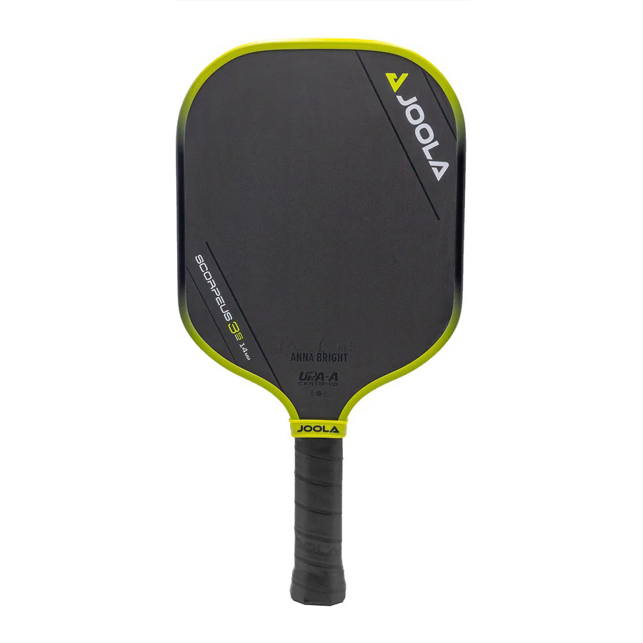 vợt Pickleball Joola Anna Bright Scorpeus 3S 14mm đen vàng