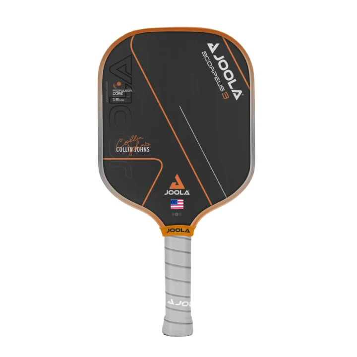 vợt Pickleball Joola Collin Johns Scorpeus 3 16mm đen cam