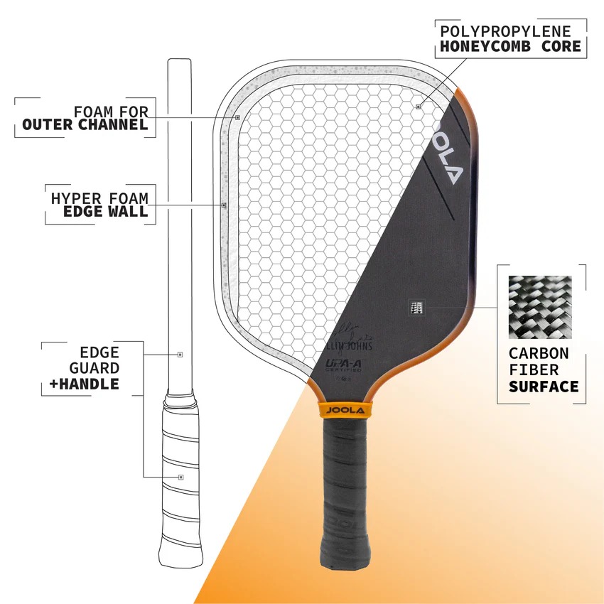 vợt Pickleball Joola Collin Johns Scorpeus 3S 16mm 4