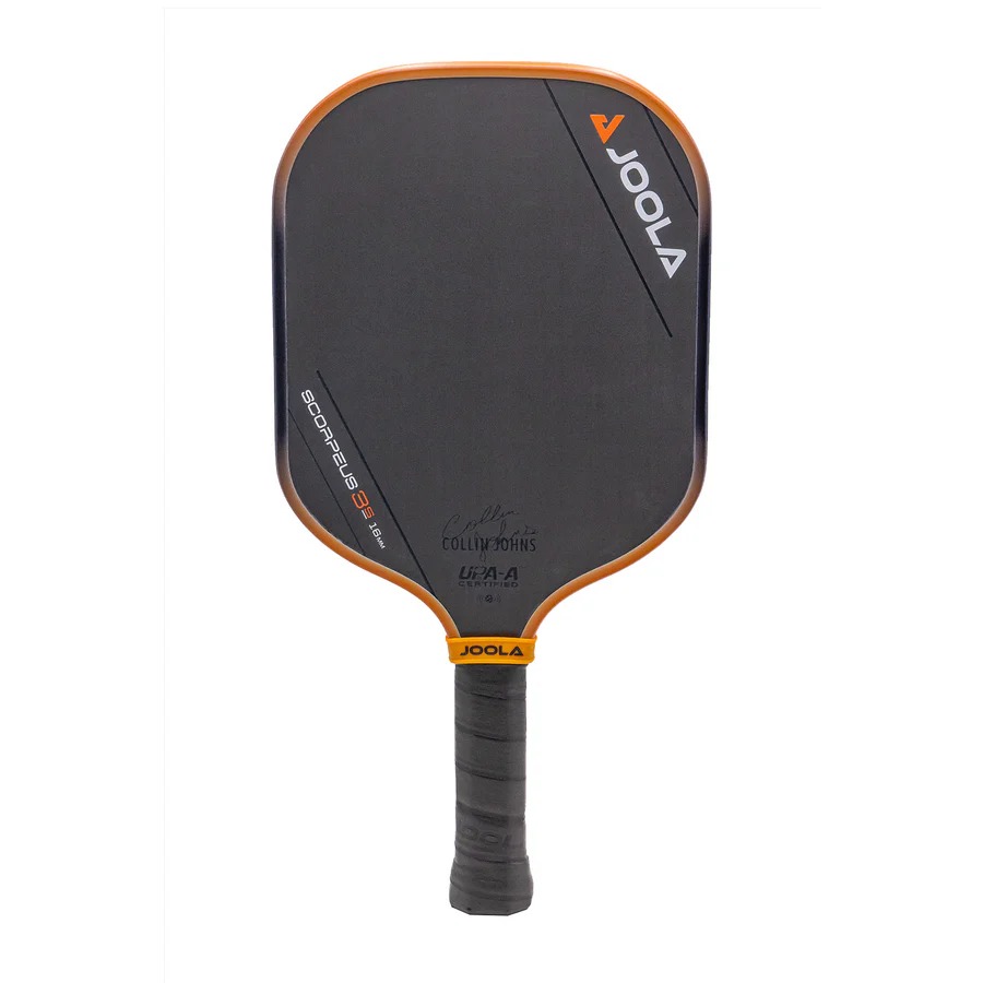vợt Pickleball Joola Collin Johns Scorpeus 3S 16mm đen cam