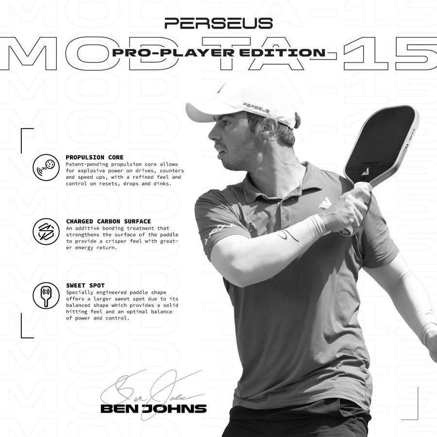 vợt Pickleball Joola Perseus 16mm Mod TA-15 Pro Player Edition 9