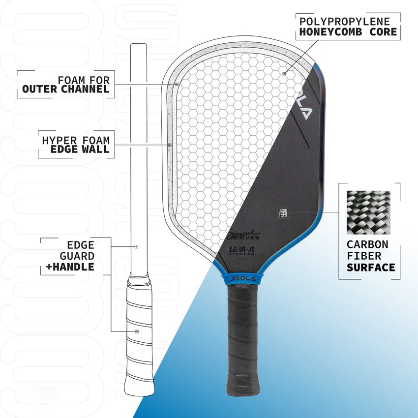 vợt Pickleball Joola Simone Jardim Hyperion 3S 16mm 3