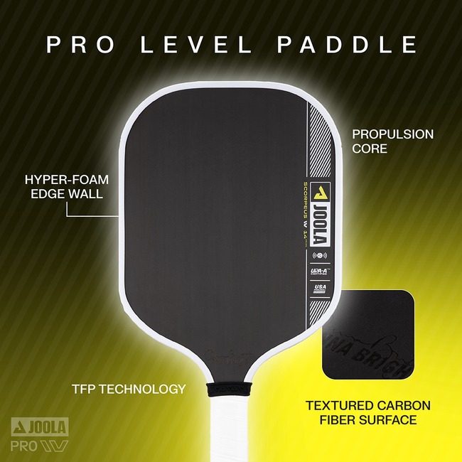vợt Pickleball Joola Collin Johns Scorpeus Pro IV 16mm 8