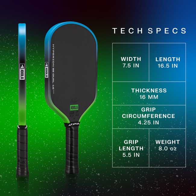 vợt Pickleball Joola Hyperion 3S Dual 16mm 8