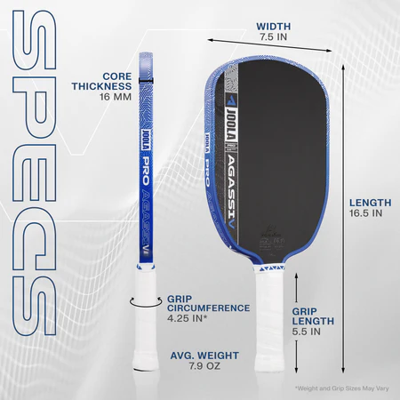Vợt Pickleball Joola Agassi Pro V 16mm