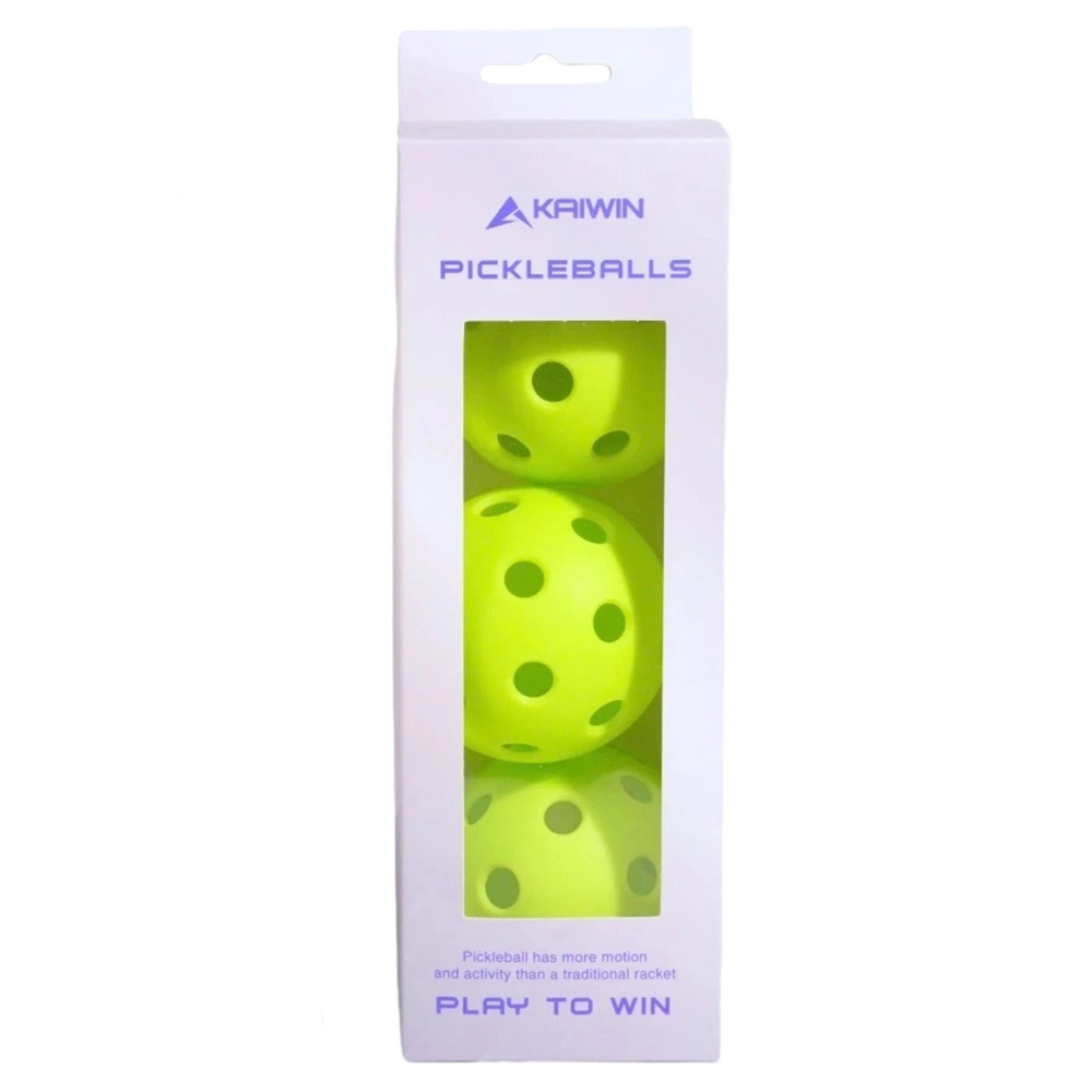 bóng tập luyện Pickleball Kaiwin PK26L Indoor (Hộp 3 Quả) 1