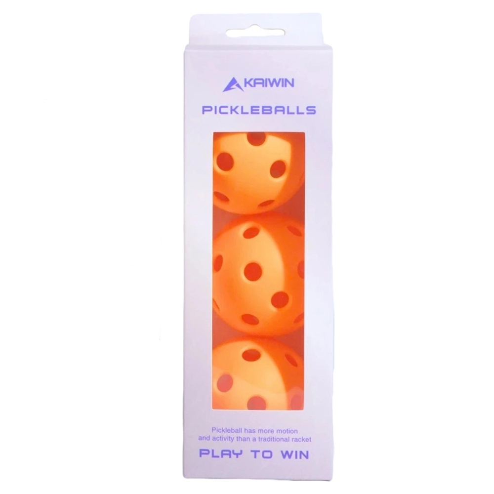 bóng tập luyện Pickleball Kaiwin PK26L Indoor (Hộp 3 Quả) 2