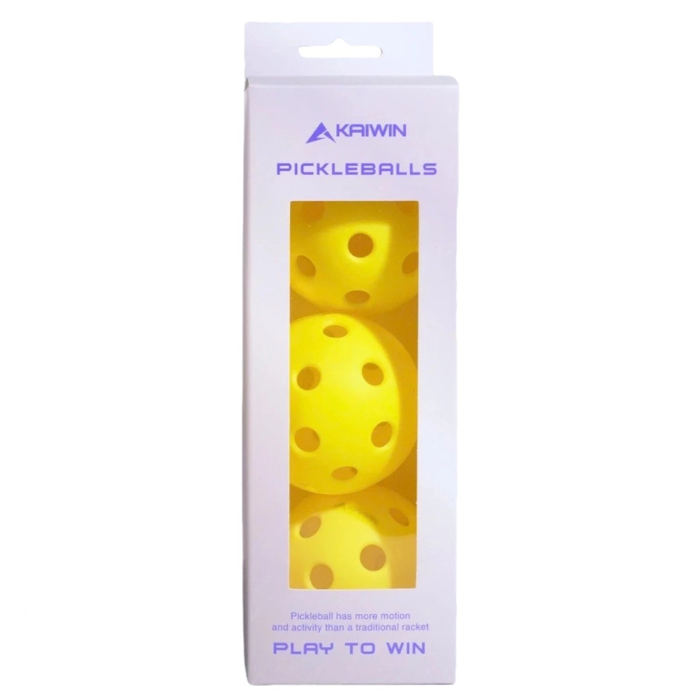 bóng tập luyện Pickleball Kaiwin PK26L Indoor (Hộp 3 Quả) 3