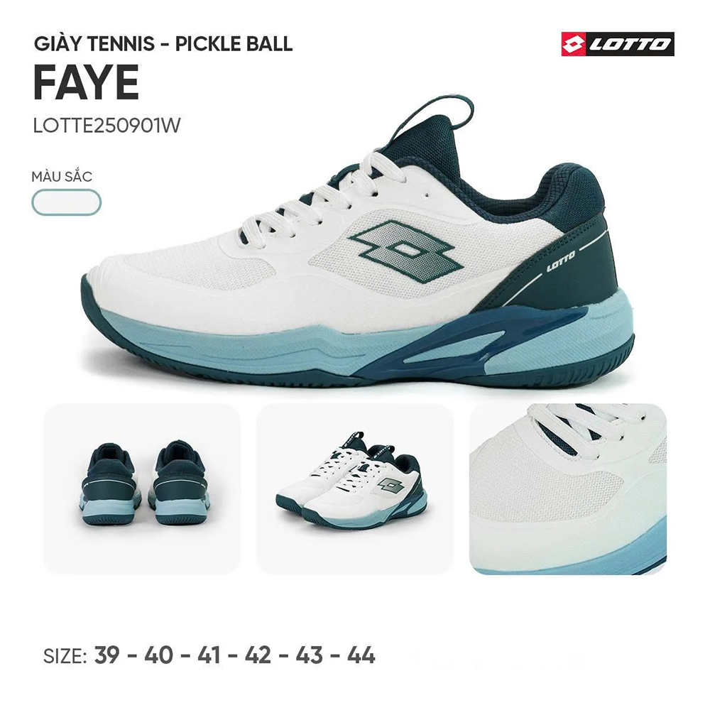 giày Tennis/Pickleball Lotto Faye LOTTE0901W 1
