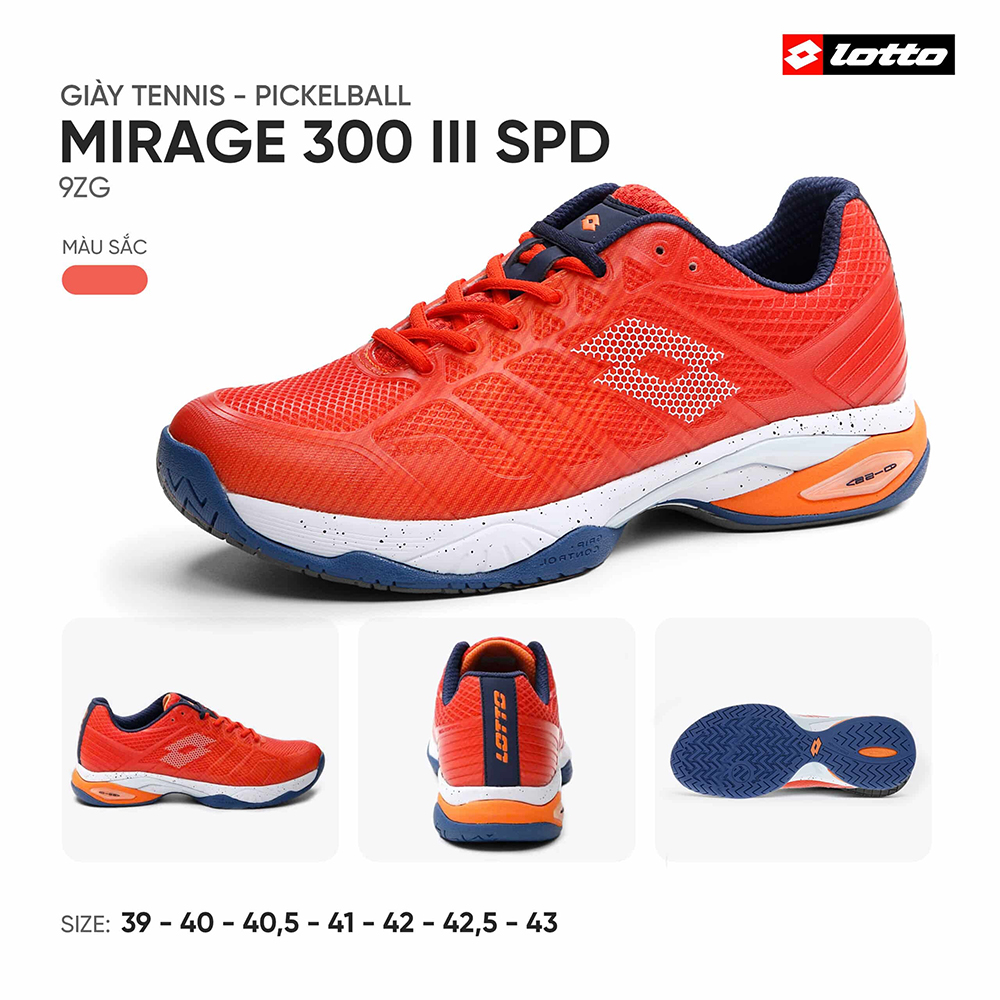 giày Tennis/Pickleball Lotto Mirage 300 III SPD 9ZG LOTTE0303O 1