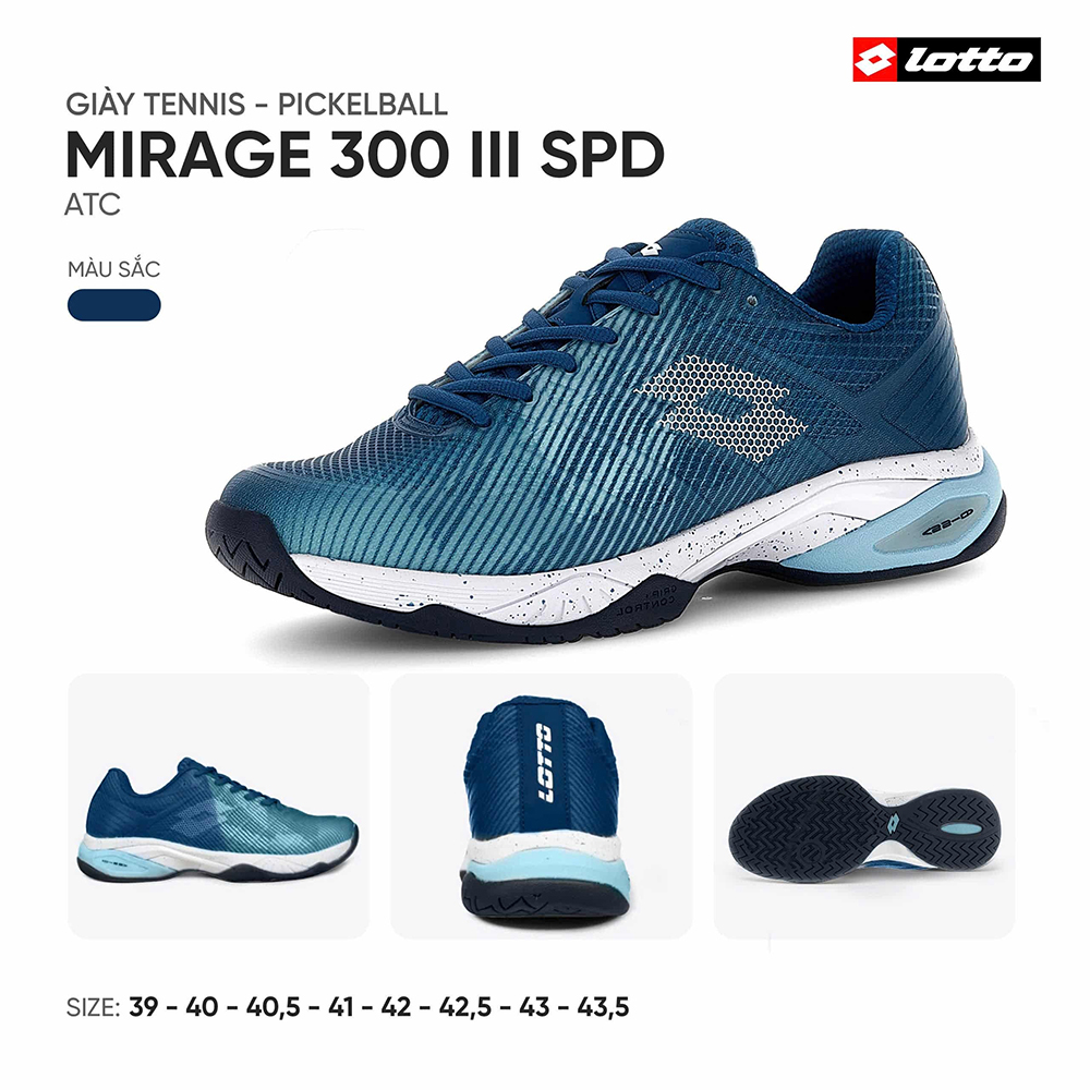 giày Tennis/Pickleball Lotto Mirage 300 III SPD ATC LOTTE0303N 1