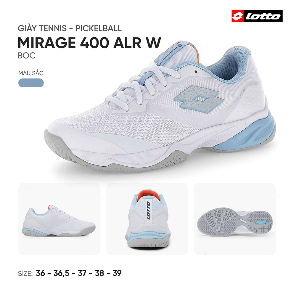 giày Tennis/Pickleball Lotto Mirage 400 ALR W BOC LOTTE0302U 1