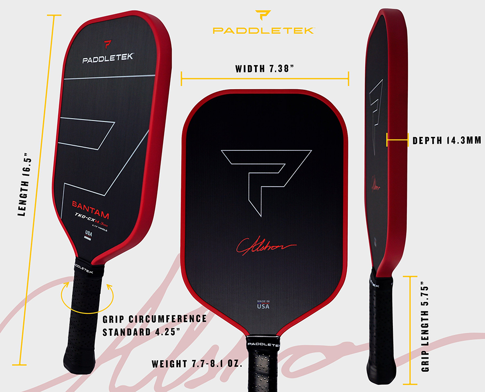 vợt Pickleball Paddletek Bantam TKO-CX 14.3 1