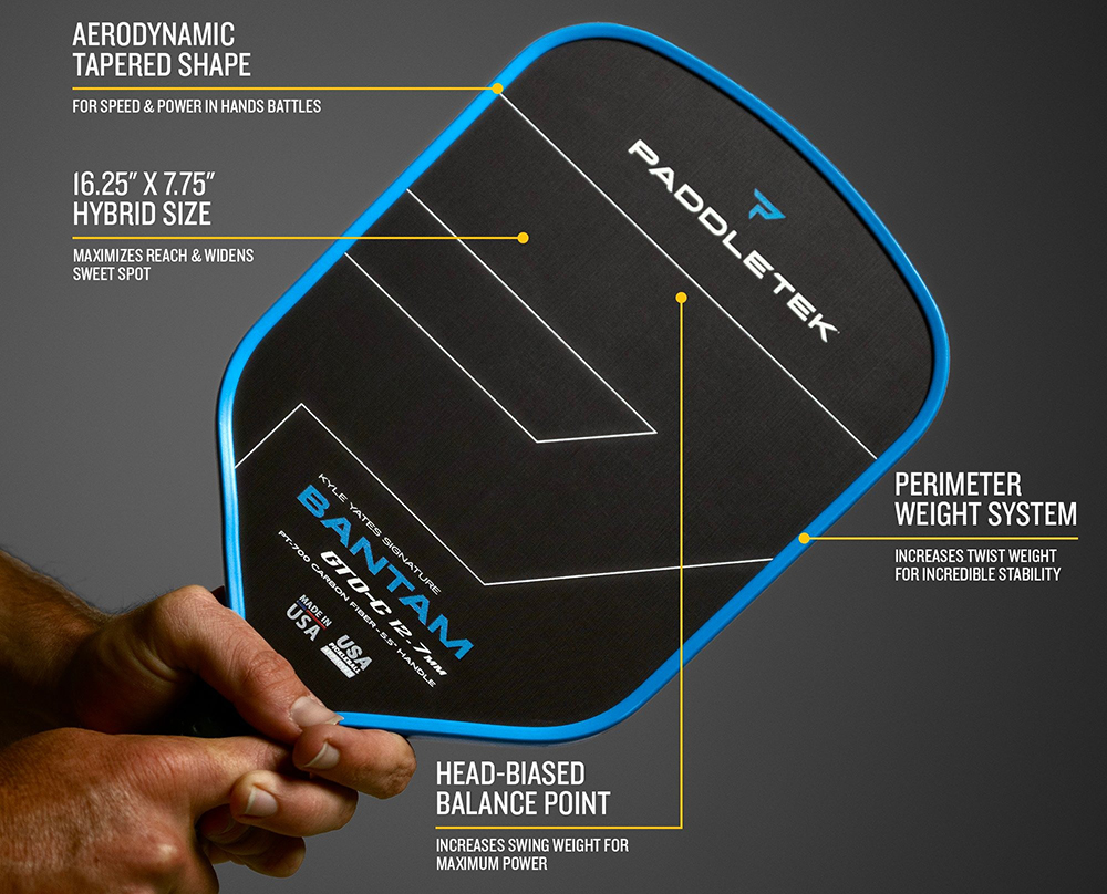 vợt Pickleball Paddletek Bantam GTO-C 12.7 2