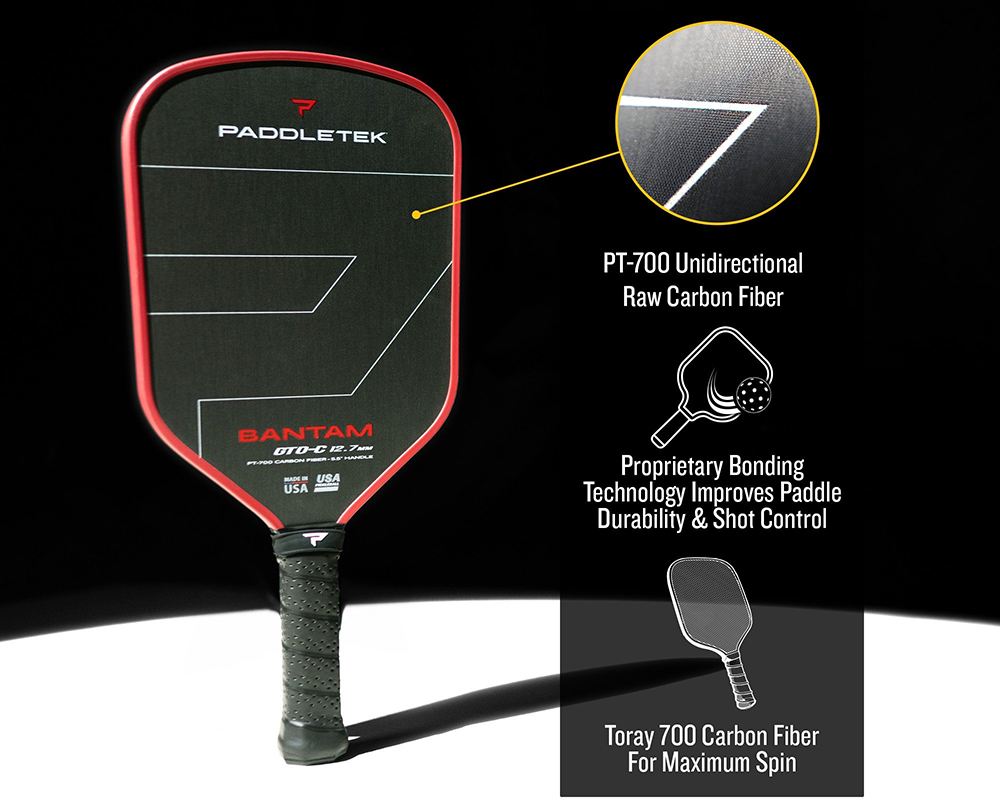 vợt Pickleball Paddletek Bantam GTO-C 12.7 3