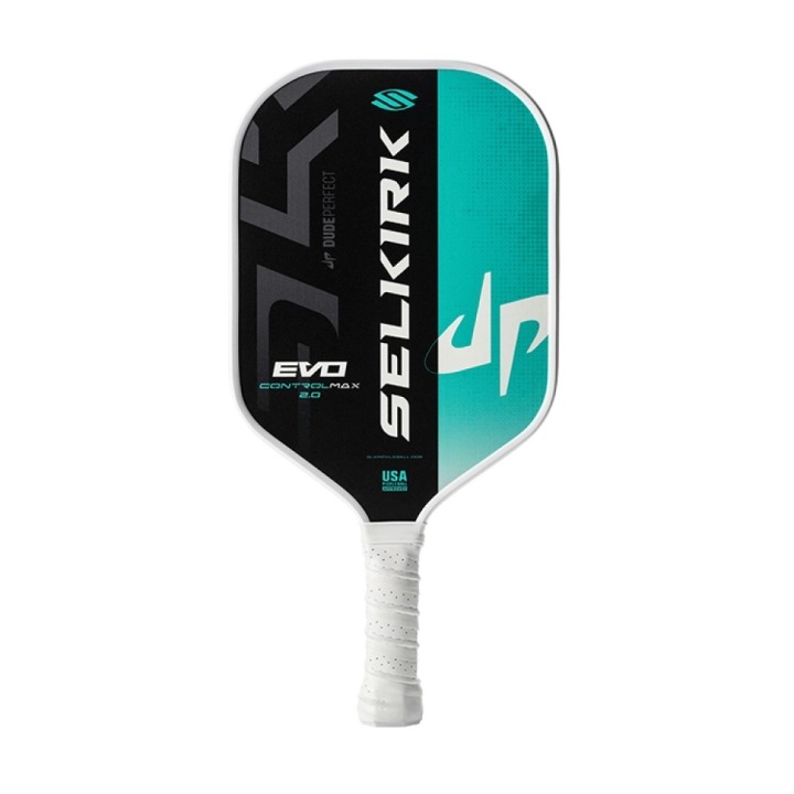 vợt Pickleball Selkirk X Dude Perfect - Evo 2.0 Control - Max đen trắng