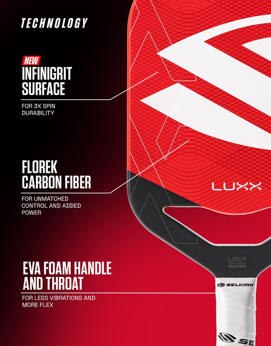vợt Pickleball Selkirk LUXX Control Air with InfiniGrit - Invikta 5