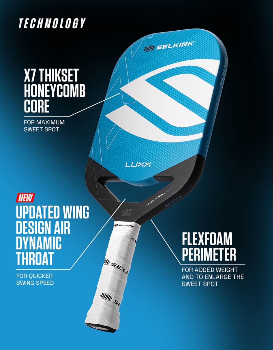 vợt Pickleball Selkirk LUXX Control Air with InfiniGrit - Invikta 6