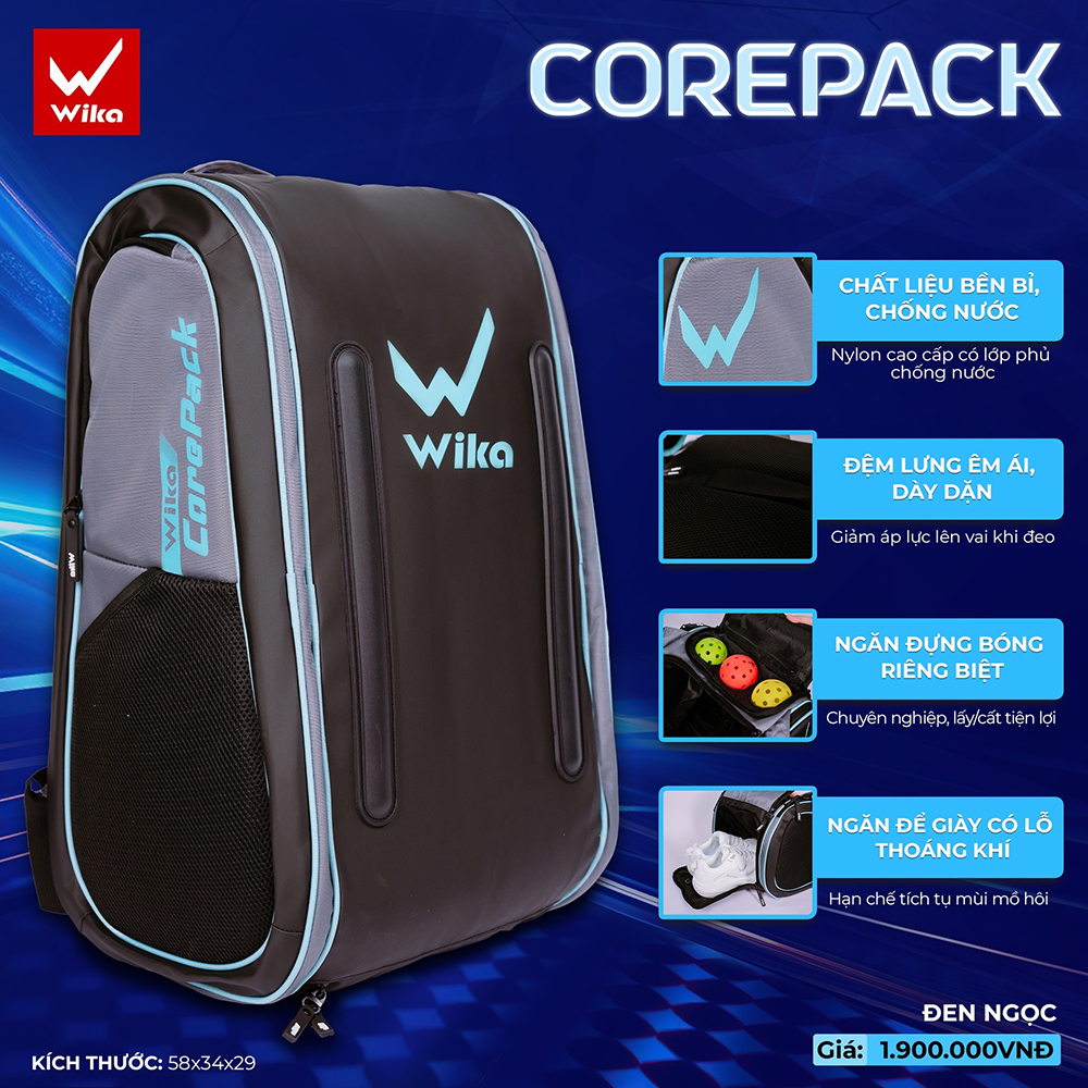 balo Pickleball Wika Corepack 2