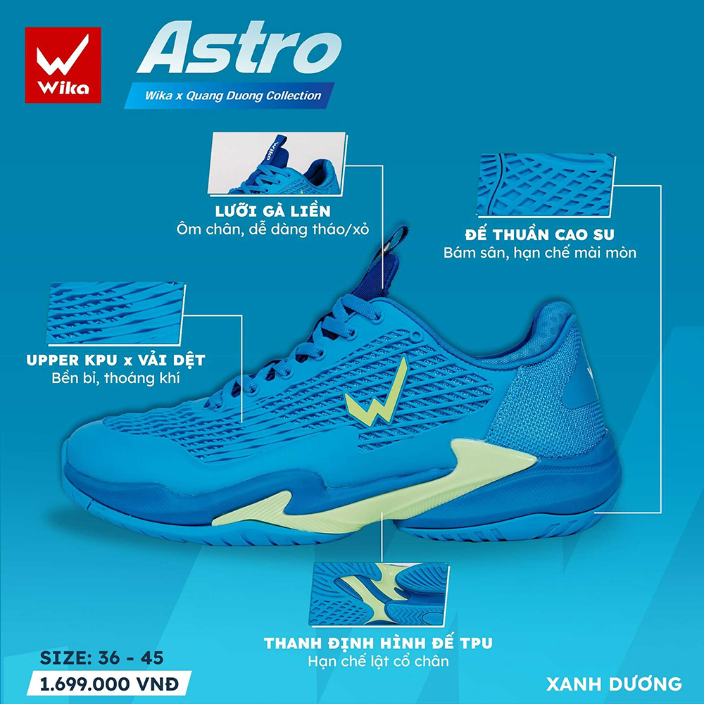 giày Pickleball Wika Astro 1