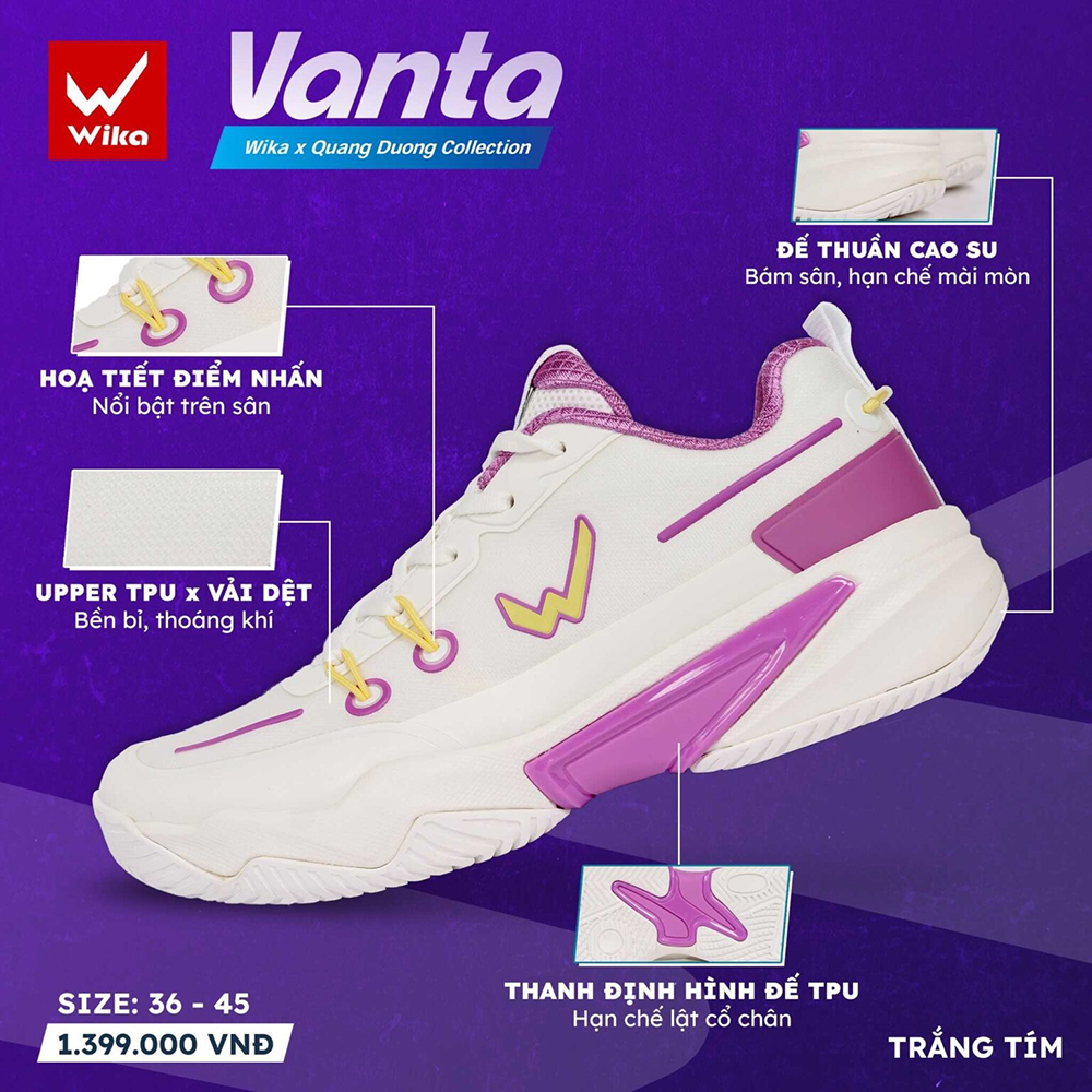 giày Pickleball Wika Vanta 1