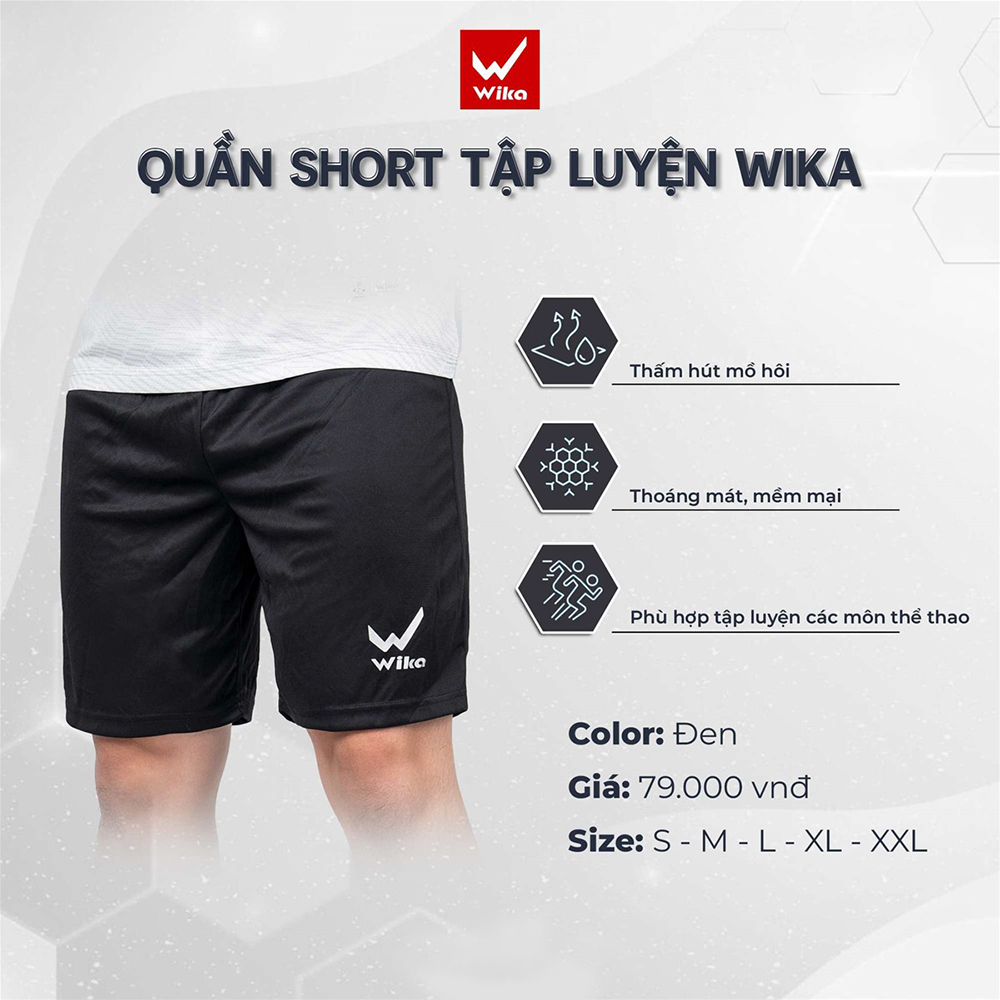quần short tập luyện Wika 1