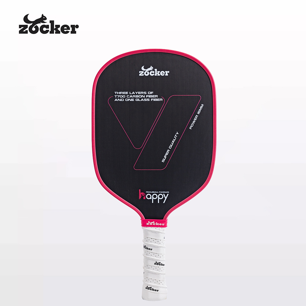 vợt Pickleball Zocker Happy HP2 Super Quality hồng