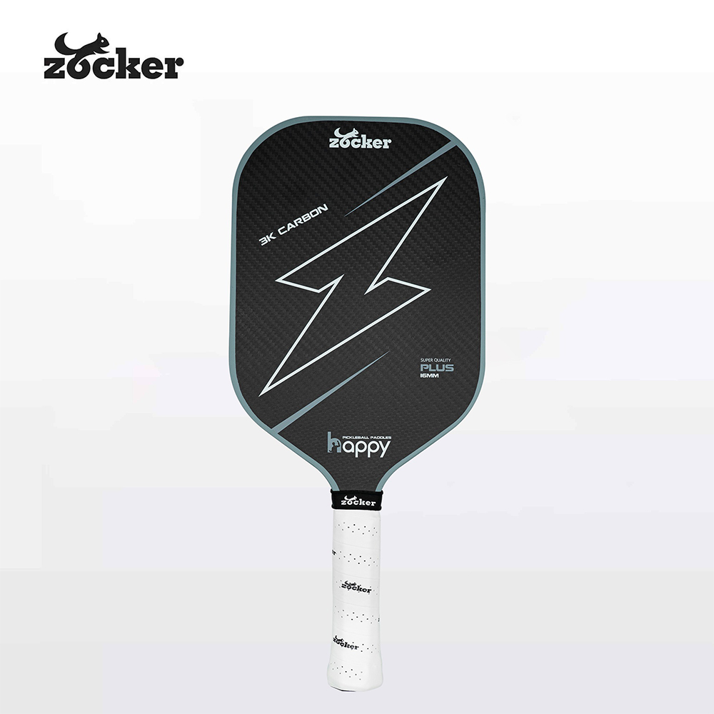 vợt Pickleball Zocker HP02 Plus Gen 2 Super Quality ghi