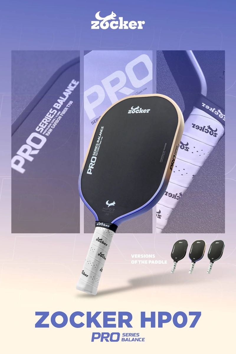 vợt Pickleball Zocker Happy HP07 Pro Series Balance 1