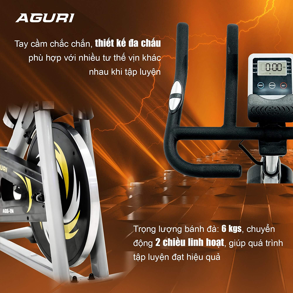 xe đạp tập thể dục AGURI AGS-214 13