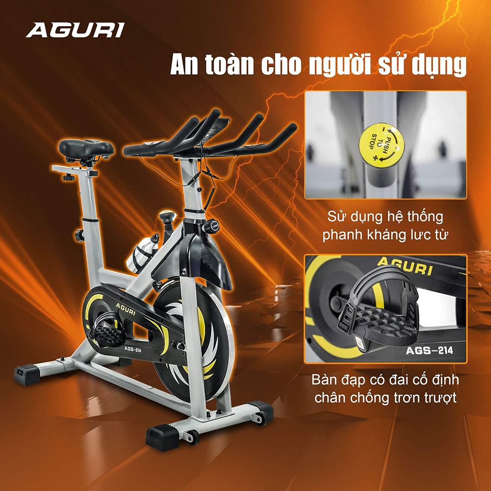 xe đạp tập thể dục AGURI AGS-214 15