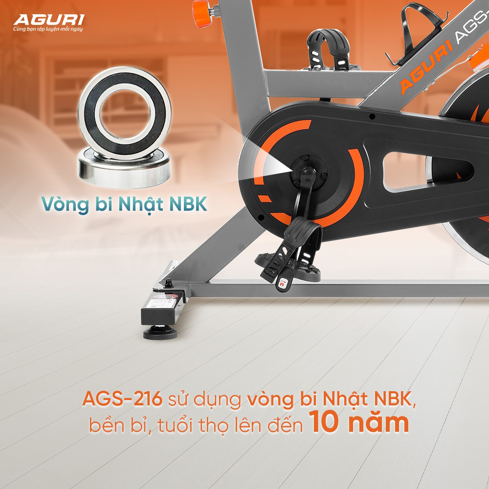 xe đạp tập thể dục AGURI AGS-216 11