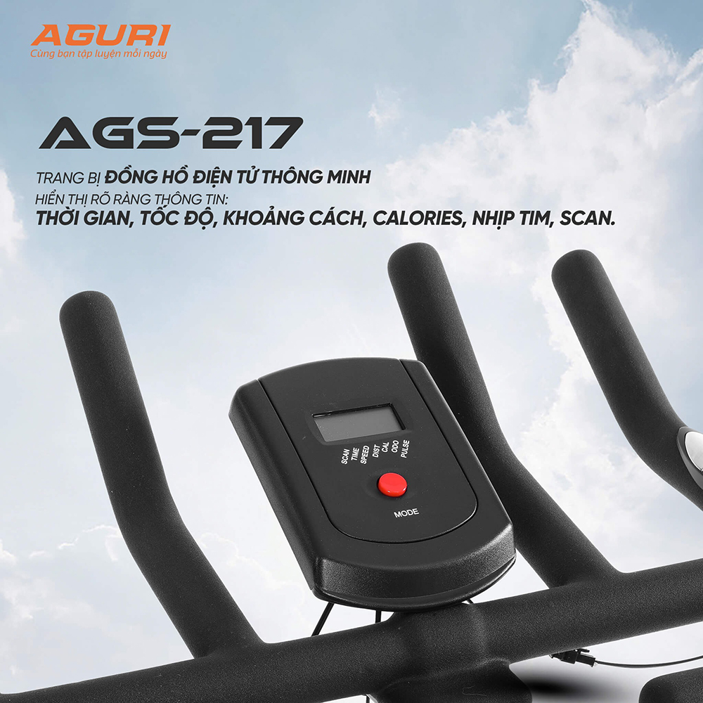 xe đạp tập thể dục AGURI AGS-217 12