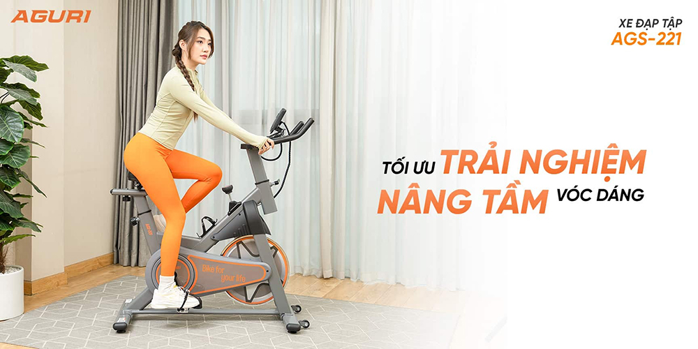 xe đạp tập thể dục AGURI AGS-221 1